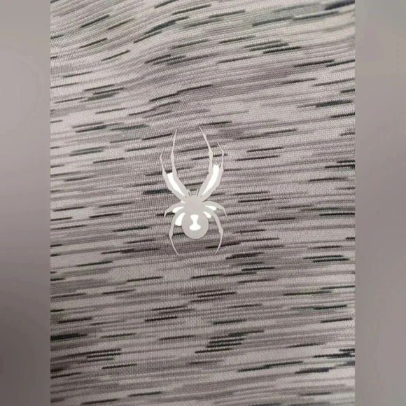 Spyder NWT LS Zip Up Gray Hoodie  Jacket Size Large - Picture 7 of 12